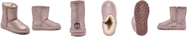 BEARPAW Toddler Girls Elle Zipper Casual Boots from Finish Line